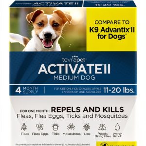 Dog Flea Drops TevraPet Activate II 30 Day-0