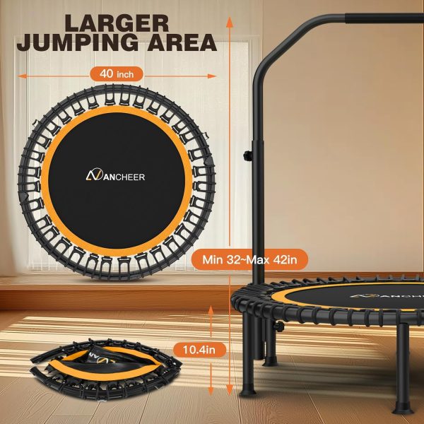ANCHEER Fitness Trampoline Orange 40IN-7