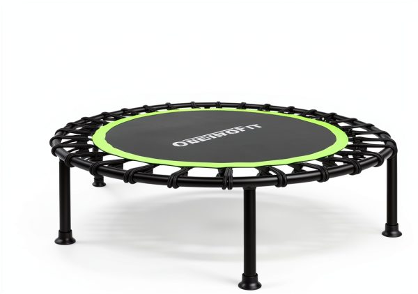 Fitness Trampoline ONETWOFIT Green Round PP Frame-1