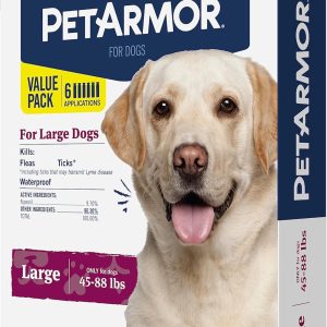 PETARMOR Flea Tick Topical for Dogs Kills Fleas Ticks-0
