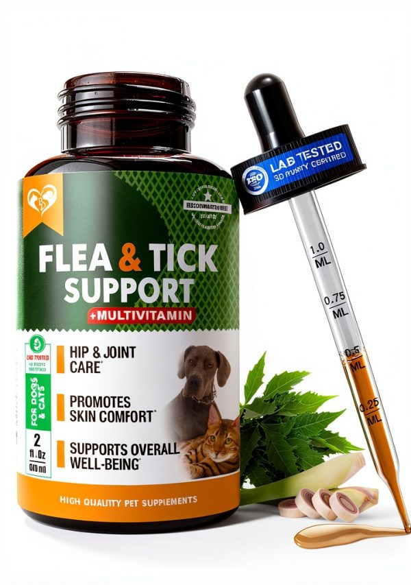 Dog Flea Drops Beloved pets Oral Treatment 4oz-0