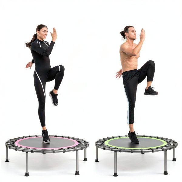 Fitness Trampoline ONETWOFIT Green Round PP Frame-6