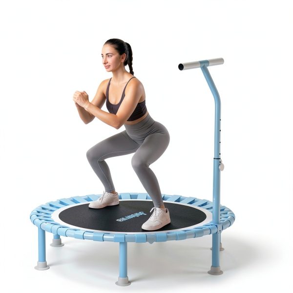Mini Trampoline Juturna Blue Plastic for Adults-2
