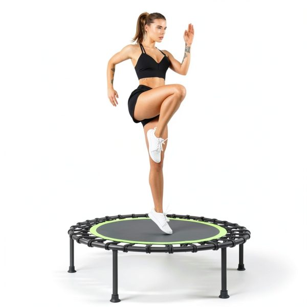 Fitness Trampoline ONETWOFIT Green Round PP Frame-7
