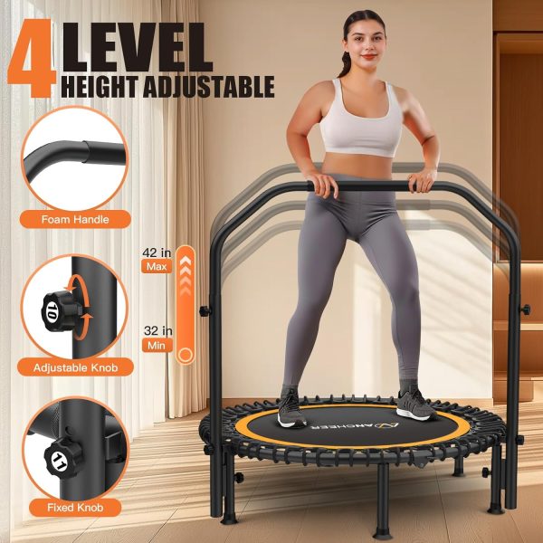 ANCHEER Fitness Trampoline Orange 40IN-4