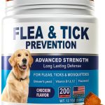 ColEaze Natural Flea Tick Chews for Dogs Coconut Oil-0