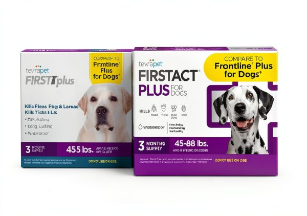TevraPet FirstAct Plus Flea Treatment for Dogs 3 Doses-1