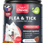 Dog Flea and Tick Chews Chewia 180 Soft Chews-0