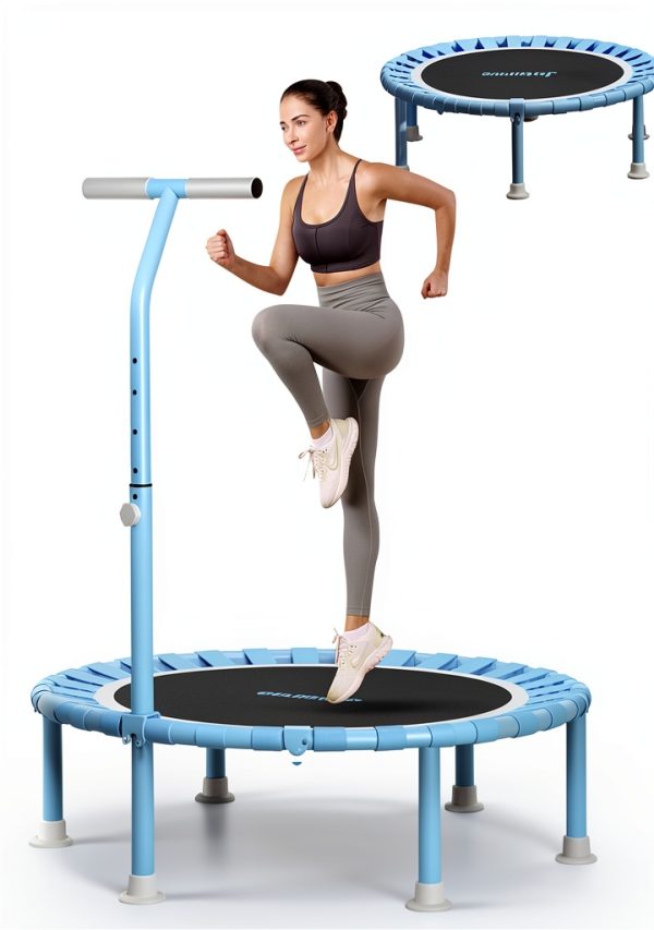 Mini Trampoline Juturna Blue Plastic for Adults-0