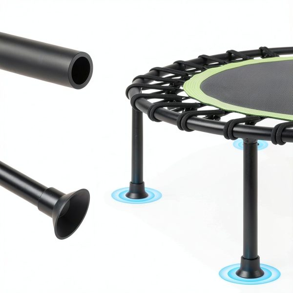 Fitness Trampoline ONETWOFIT Green Round PP Frame-3