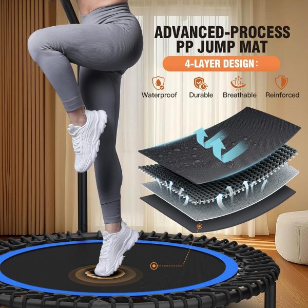 ANCHEER Mini Rebounder Trampoline for Adults-4