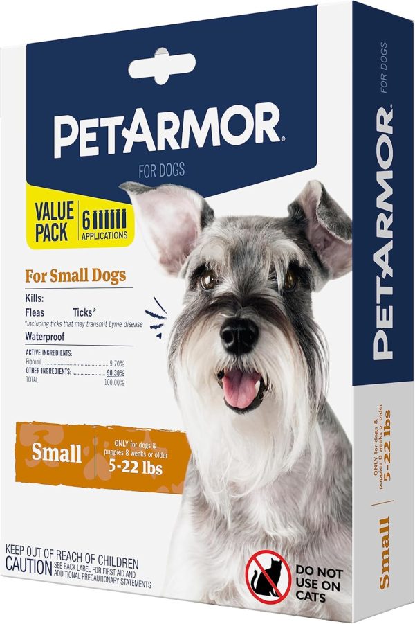 PETARMOR Flea Tick Topical for Dogs Kills Fleas Ticks-0
