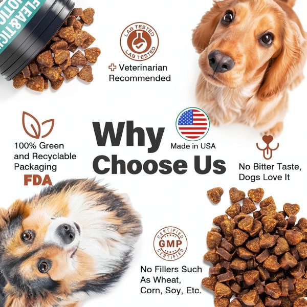 WEYILL Dog Flea Chewables Natural Flea Tick Prevention-5