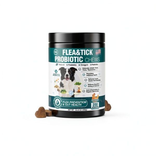 WEYILL Dog Flea Chewables Natural Flea Tick Prevention-1