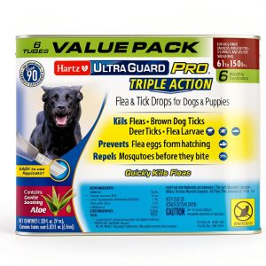 Hartz Flea Tick Treatment Drops Kills Repels Mosquitoes-0