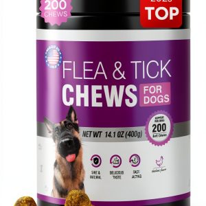 TTLXBL Dog Flea Chewable Chicken Flavor Long Term Protection-0