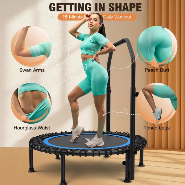 ANCHEER Mini Rebounder Trampoline for Adults-7