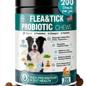 WEYILL Dog Flea Chewables Natural Flea Tick Prevention-0