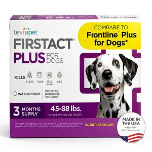 TevraPet FirstAct Plus Flea Treatment for Dogs 3 Doses-0