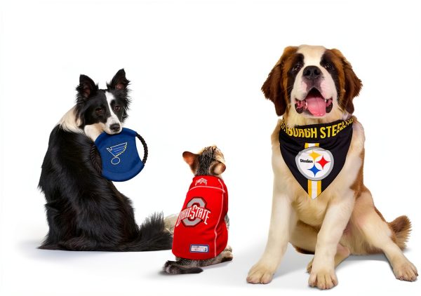NFL Front Clip Pet Harness Littlearth Small Team Color Polyester-3
