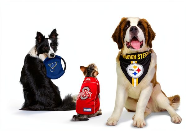 NFL Front Clip Pet Harness Littlearth X-Large Team Color Polyester-3