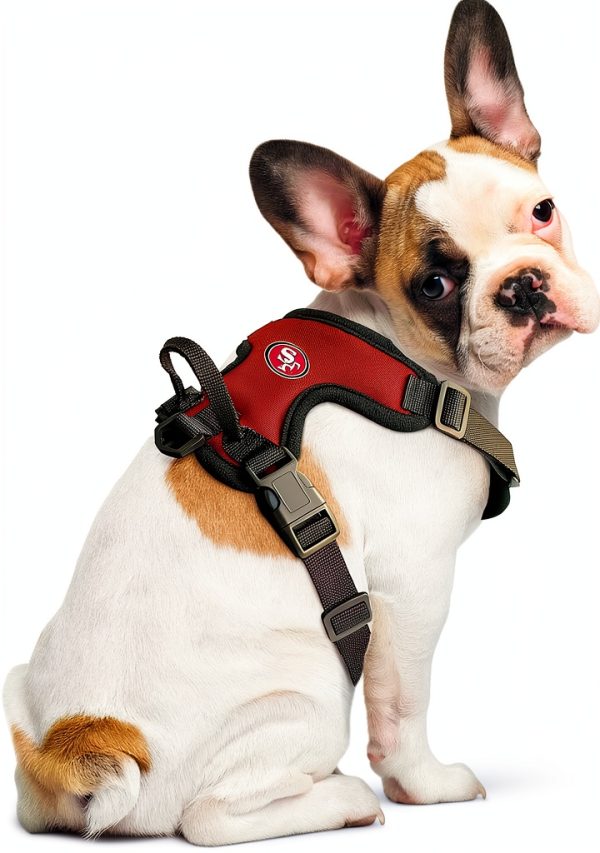 Littlearth NFL Front Clip Dog Harness Medium Team Color Polyester-1