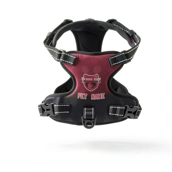 7 Premium Dog Harness Adjustable Reflective Oxford Mesh Small Large-3