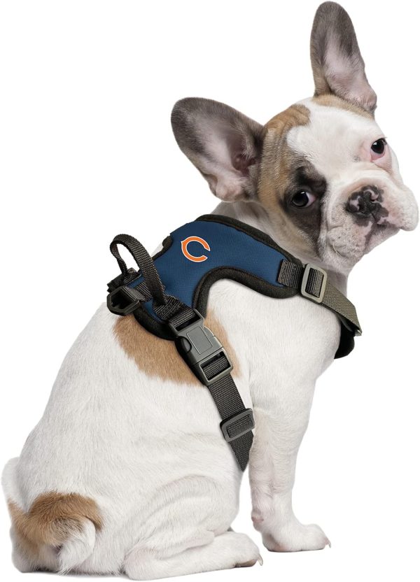 Littlearth NFL Front Clip Dog Harness X-Small Team Color Polyester-1
